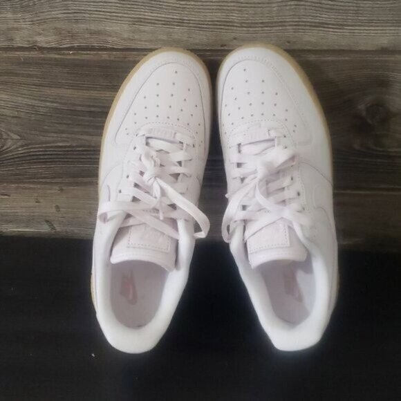 New Nike Air Force 1 Womens Pastel Pink Sneakers Size 8 Streetwear Classic - Picture 7 of 9